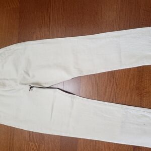 Banana Republic Off-White High-Rise Pants